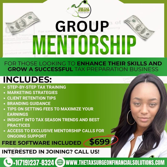 TAX SURGEON MENTORSHIP BOOTCAMP ONE-ON-ONE